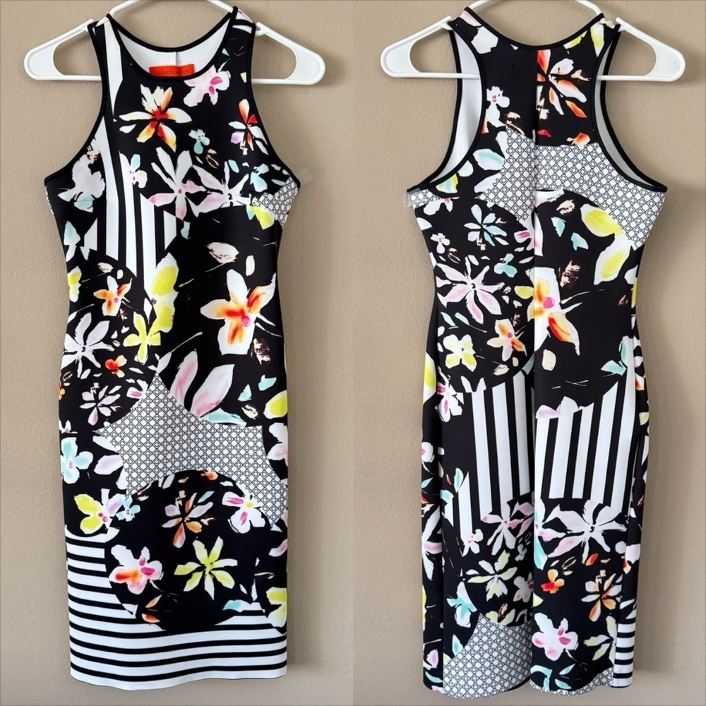 NWT Clover Canyon Multicolor Floral Discs Dress Size S